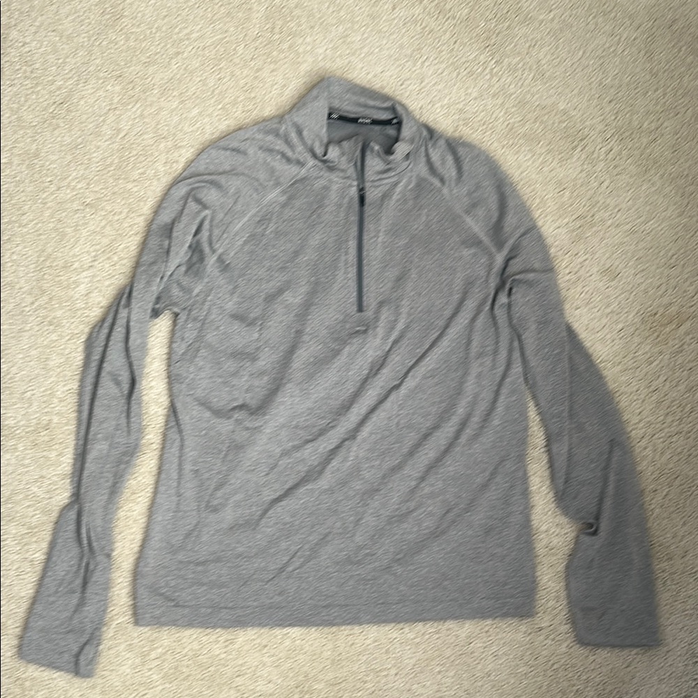 Rhone Light Gray Athletic Pullover - image 1